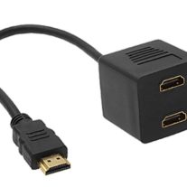 Astrotek HDMI Splitter Cable 15cm  AT-HDMI-TO-HDMIX2- v1.4 Male to 2x Female Amplifier Duplicator Full HD 3D CBAT-HDMI-TO-HDMIX2