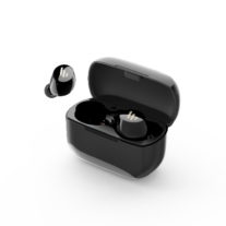Edifier TWS1-BLACK Bluetooth Wireless Earbuds - BLACK/Dual BT Connectivity/Wireless Charging Case/12 hr playtime/9 hr Charge/8mm Magnetic Driver
