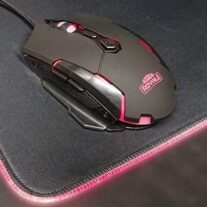 Battle Royale FPS LED Wired Gaming Mouse, Adjustable DPI, Thumb Buttons