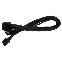 SilverStone PP07-EPS8B 30cm EPS-8pin to EPS/ATX-4+4pin Cable - Black