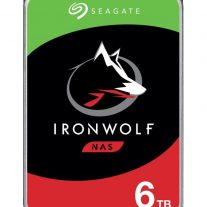 Seagate 6TB 3.5" ST6000VN001 IronWolf NAS 3.5" Hard Drive, SATA III, 5400RPM, 256MB Cache, NAS