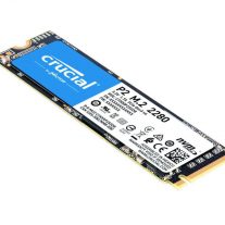 Crucial P2 1TB PCIe M.2 NVMe SSD 2400/1800 MB/s R/W 300TBW 1.5M hrs MTTF Acronis True Image Cloning Software