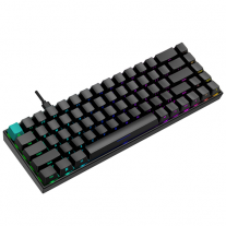 Deepcool KG722 65% Mechanical Keyboard,R-KG722-BK0AN4A-G Ultra Portable, Red Switches, Per Key RGB, Laser Engraved Keycaps