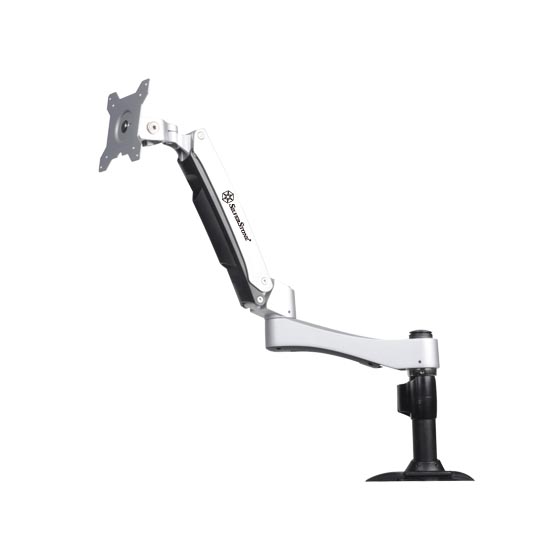 SilverStone ARM11SC ARM ONE Single LCD Interactive monitor mount clamp, silver SST-ARM11SC