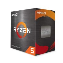 AMD 100-100000065BOX  Ryzen 5 5600X Zen 3 CPU 6C/12T TDP 65W Boost Up To 4.6GHz Base 3.7GHz Total Cache 35MB Wraith Stealth Cooler (RYZEN5000)(CPU)