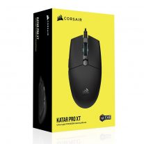 Corsair Katar PRO XT,CH-930C111-AP Ultra Light Weight 73g, Wheel RGB, ICUE Software, Quik Strike Buttons,18k DPI, Compact symetric Shape, Gaming Mice
