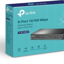 TL-SF1008LP TP-Link TL-SF1008LP 8-Port 10/100Mbps Desktop Switch with 4-Port PoE
