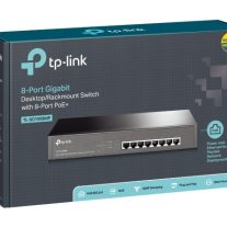 TL-SG1008MP TP-Link TL-SG1008MP 8-Port Gigabit Desktop/Rackmount Switch with 8-Port PoE+ (Replacement model of TL-SG1008PE)
