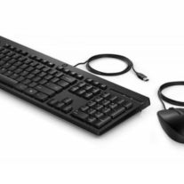 HP 225 Wired Mouse and Keyboard Combo - USB Type-A 3.0 Connection, Windows 10 Operating System Replacemnt of NAHP-H6L29AA