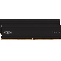 Crucial CP32G56C46U5  Pro 32GB (1x32GB) DDR5 UDIMM 5600MHz CL46 Black Heat Spreader Support Intel XMP AMD Ryzen Desktop PC Gaming Memory