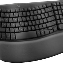 Logitech 920-012281 Ergo Series Wave Keys Wireless Ergonomic Keyboard (Graphite)
