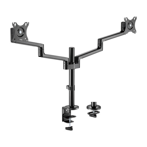 Brateck LDT72-C024  Premium Aluminum Articulating Monitor Mount Fit Most 17'-32' Monitor Up to 8KG VESA 75x75,100x100(Black)