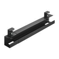 Brateck CC11-9C  Extendable Clamp-On Under Desk Cable Tray --  Black, 800/1000/1200x100x178mm