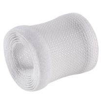 Brateck VS-85-W  Flexible Cable Wrap Sleeve with Hook and Loop Fastener (85mm/3.3" Width ) Material Polyester Dimensions 1000x85mm - White