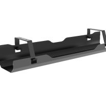 Brateck CC11-4-B  Under-Desk Cable Management Tray -  Dimensions:600x135x108mm - Black