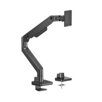 Brateck LDT81-C012-B  LDT81-C012-B NOTEWORTHY HEAVY-DUTY GAS SPRING MONITOR ARM For most 17'~49' Monitors, Fine Texture Black
