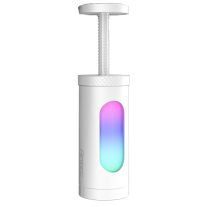 Antec I Shape ARGB White GPU Bracket, L100, Solid Construction for large GPU - 3-Pin Daisy Cable - Stable Ruibber Pad top. Magnetic Non-Slip Base.