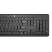HP 235 USB Wireless Keyboard & Mouse Combo Reduced-sized & Low-Profile Quiet Keys Easy Cleaning Plug & Play for Notebook Desktop PC MAC