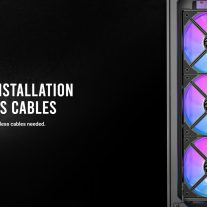 Antec C120R-ARGB-3PK  C120R Reverse Fan Black ARGB 3PK Performance 120mm PWM Fan FAN: 4-pin PWM | LED: 3-pin  Vibration Absorbing and Anti-Noise Pads