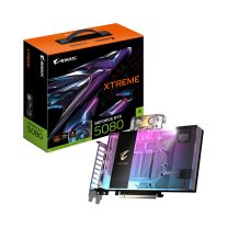Gigabyte GV-N5080AORUSX WB-16GD Gigabyte AORUS GeForce RTX™ 5080 XTREME WATERFORCE WB 16G, 2805 MHz, CUDA 10752, 30 Gbps, GDDR7, 256 bit, PCI-E 5.0, PSU 850W, HDMI 2.1b x1