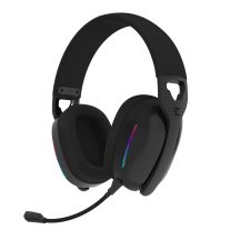 Zalman ZM-HPS650W, Virtual 7.1ch 3-Mode Gaming Headset, Noise-Cancelling, Wireless+Bluetooth, USB, Black,