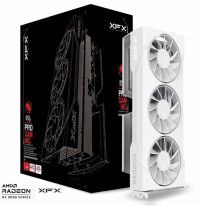 XFX RX-96TS316W7 XFX Swift AMD Radeon RX 9060XT OC White Triple Fan Gaming Edition with 16GB GDDR6 HDMI 2xDP, AMD RDNA™ 4 (RX-96TS316W7)