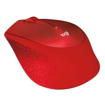 Logitech [910-004916] M331 Silent Plus Wireless Mouse Red
